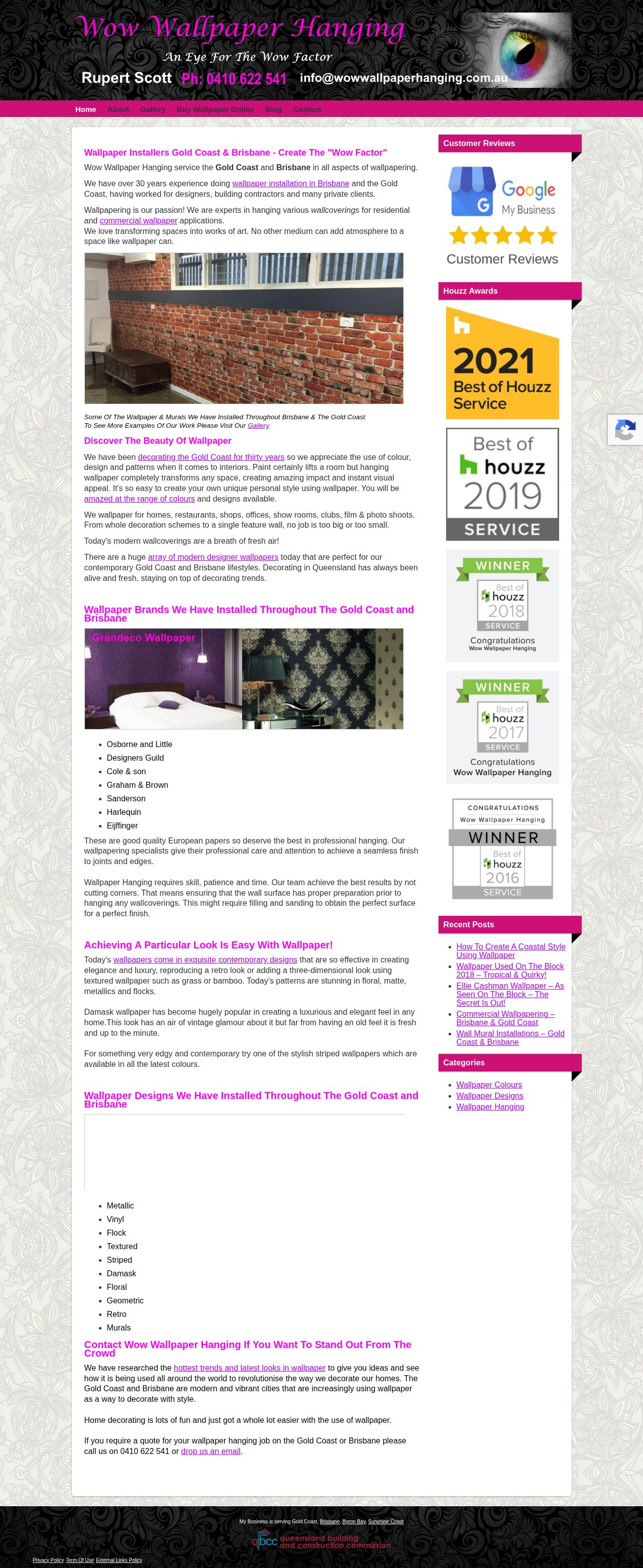 Wow Wallpaper Hanging website