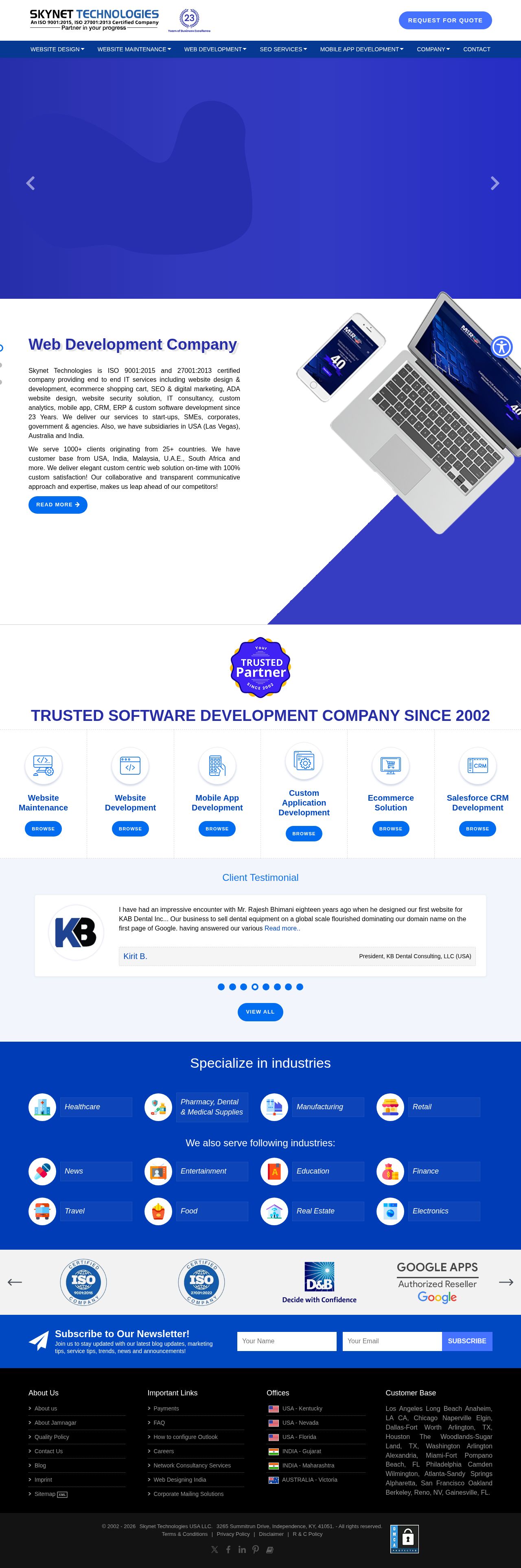 Web design Australia website