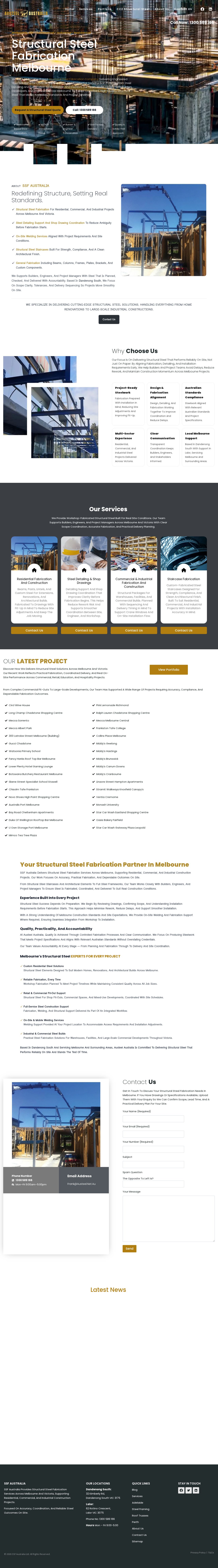 Structural Steel Fabricators website