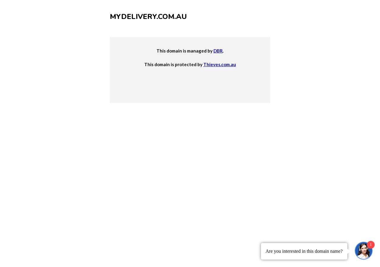 myDelivery website