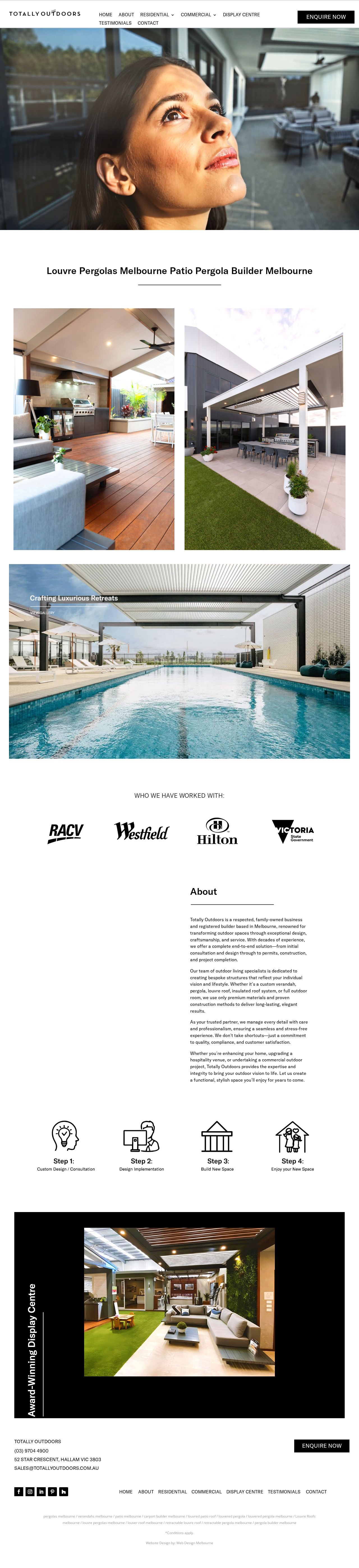 Outdoor Living | Totally Outdoors website