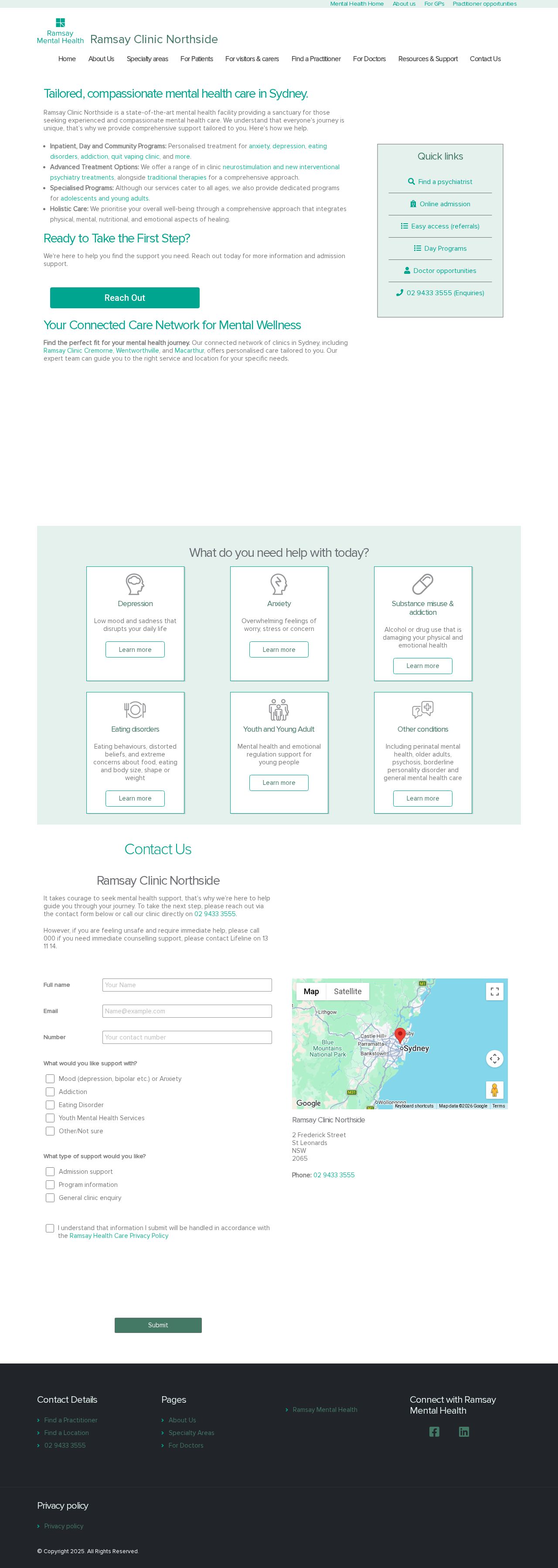 Northside West website