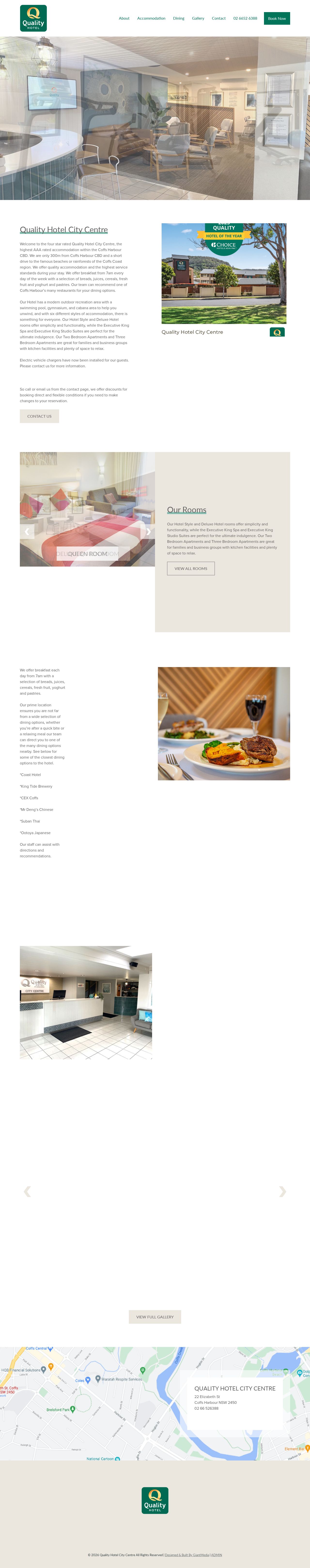 Quality Inn City Centre website