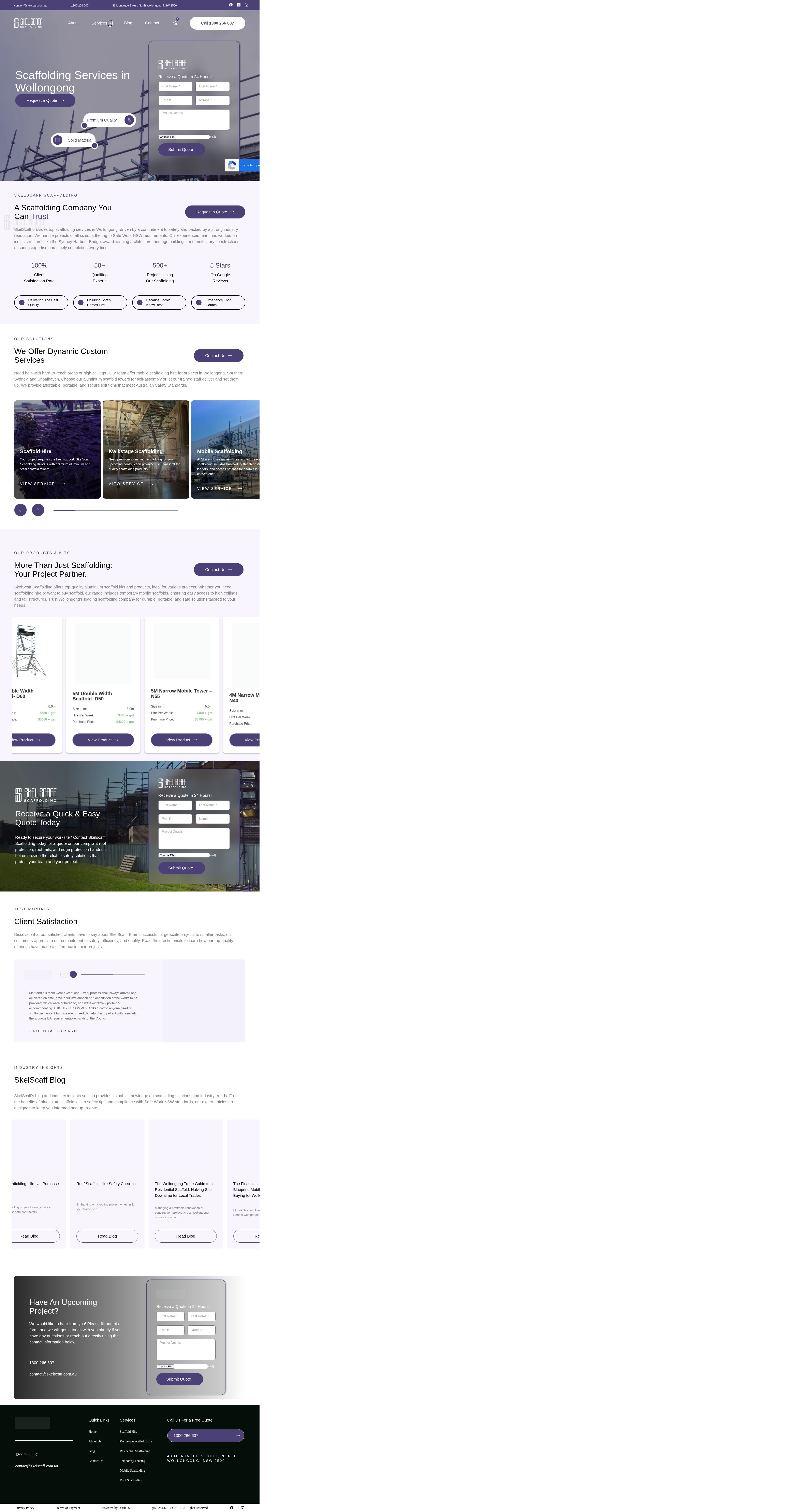 SkelScaff website