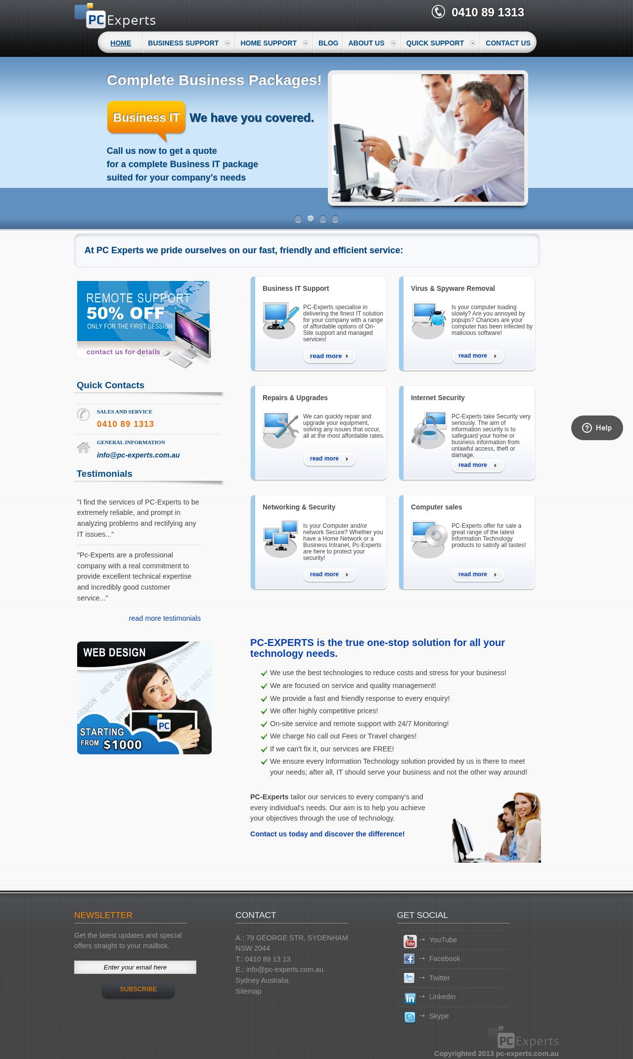 PC-EXPERTS website
