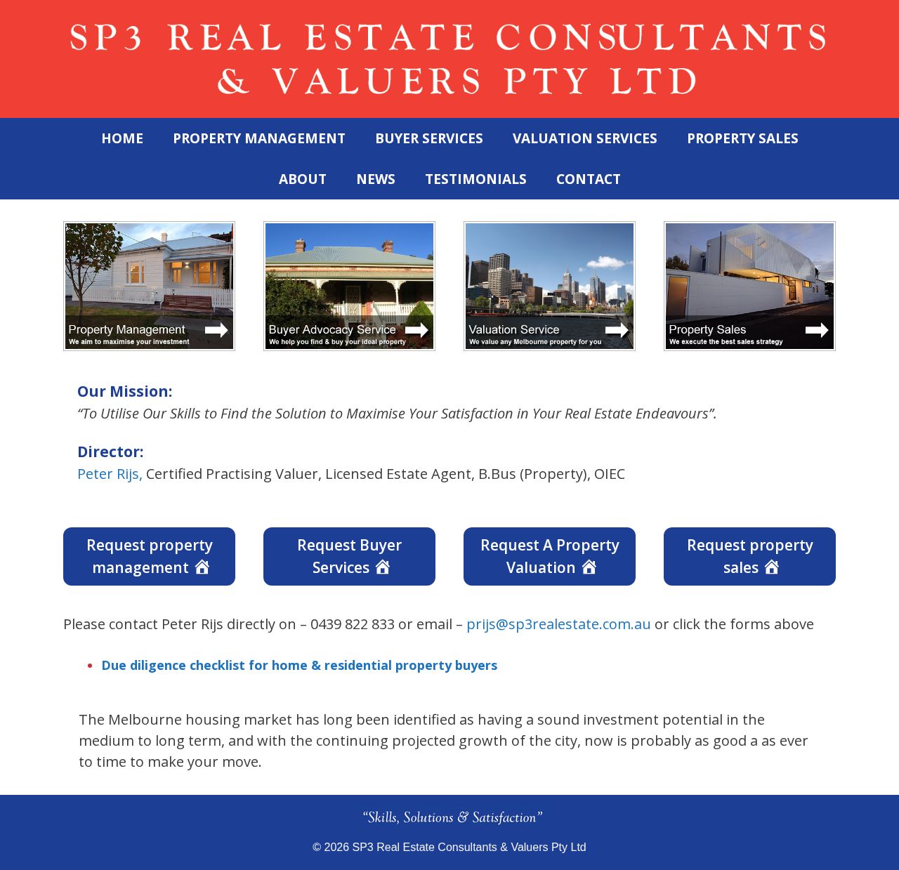 SP3 Real Estate Valuers & Consultants Pty Ltd website