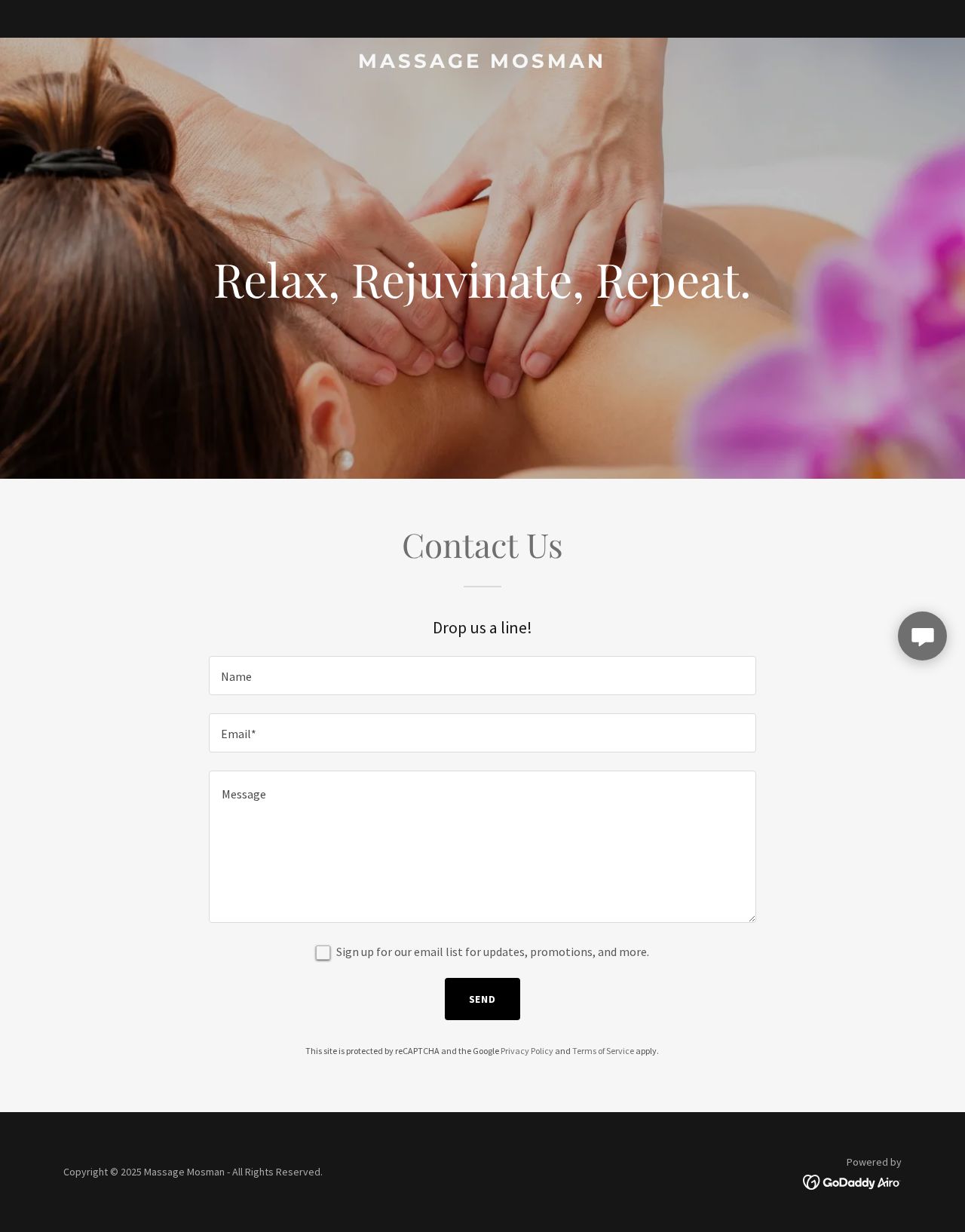 Supple Massage Mosman website