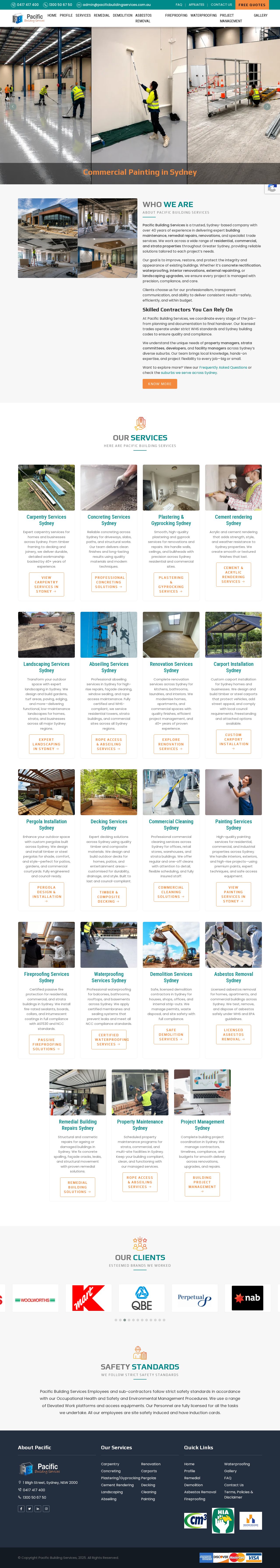 Painters Sydney website