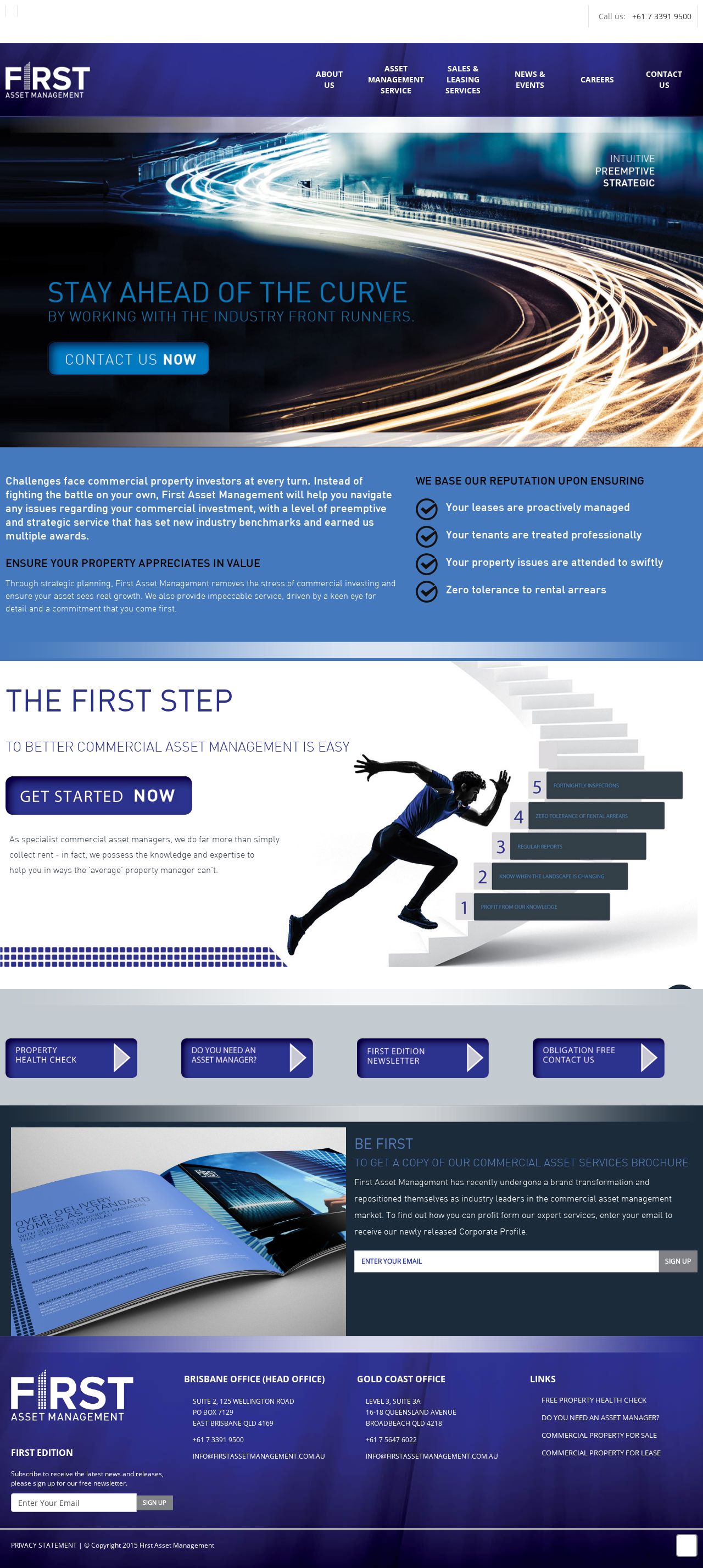 First Commercial Realty website