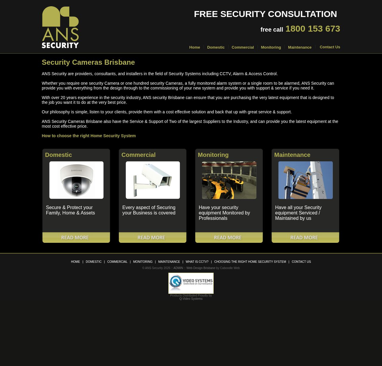 ANS Security website