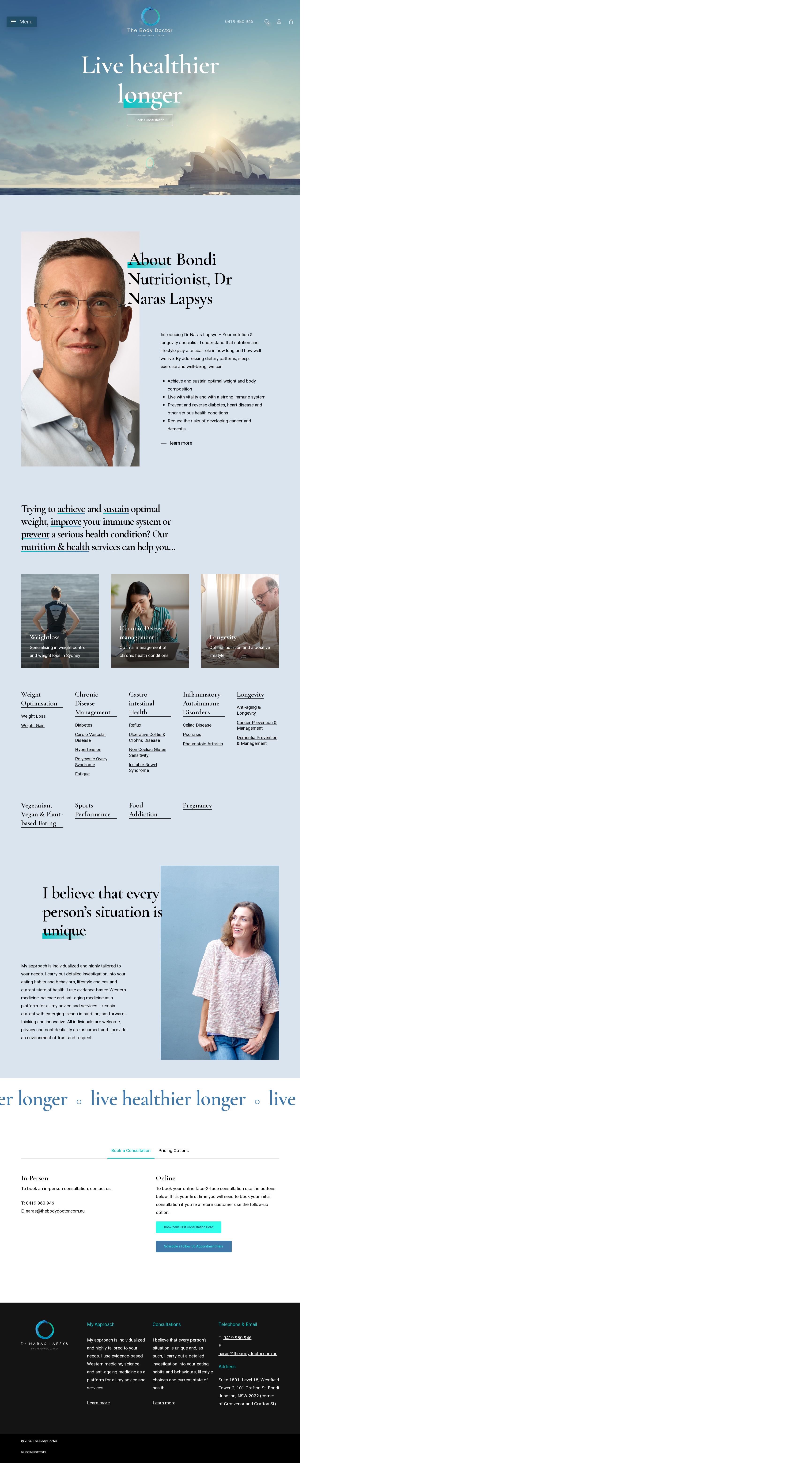 The Body Doctor website