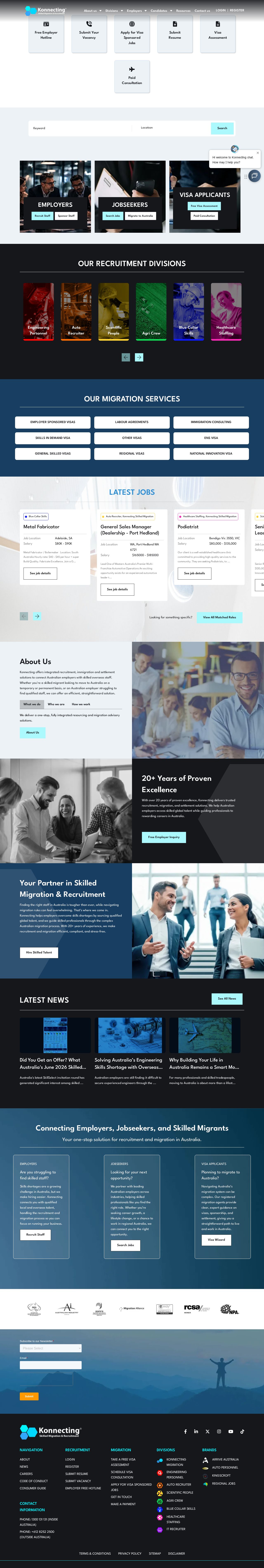 Konnecting Pty Ltd website