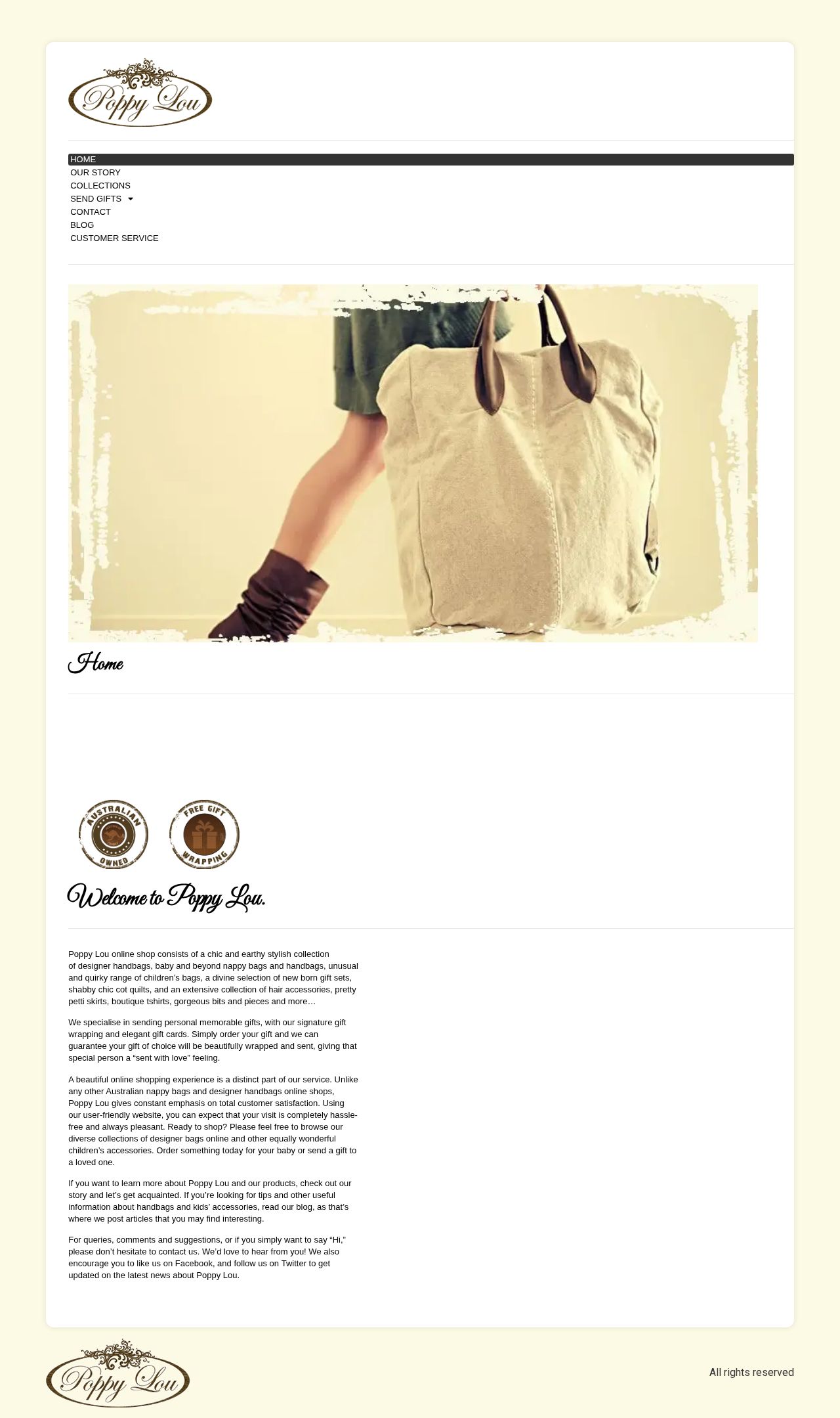 Poppylou | A beautiful online boutique providing a unique and stylish collection website