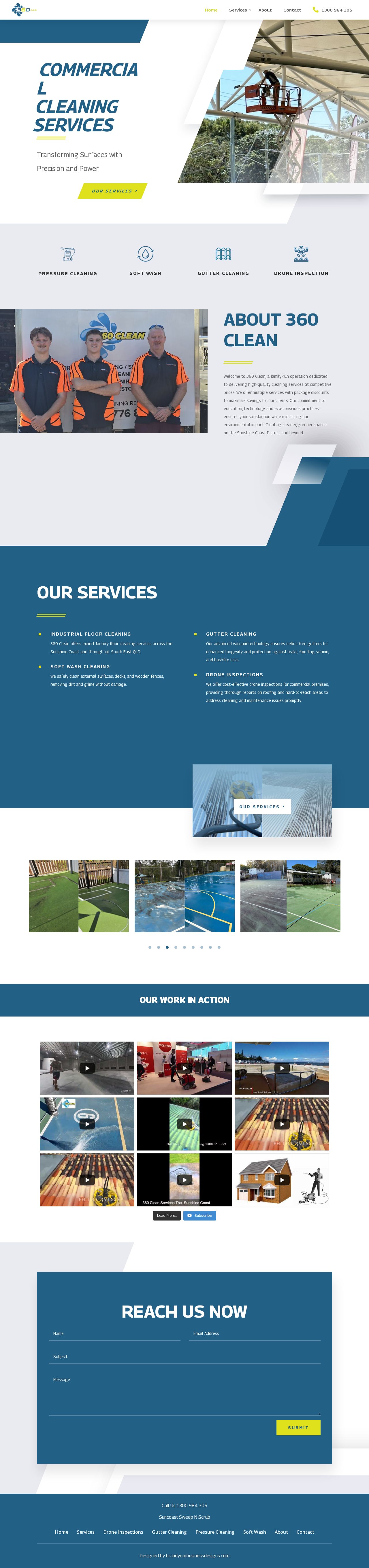 360 Clean website