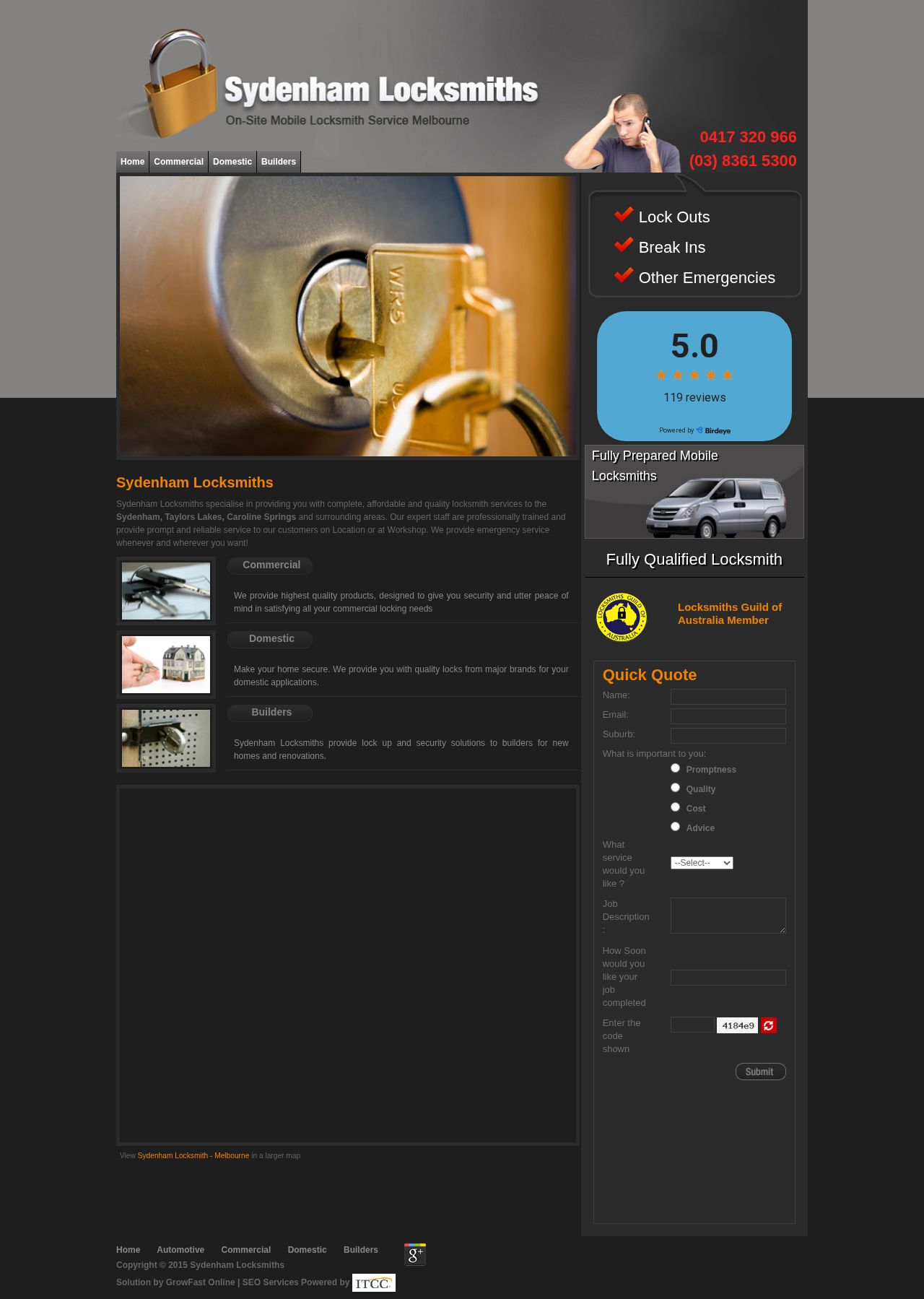 Sydenham Locksmith website