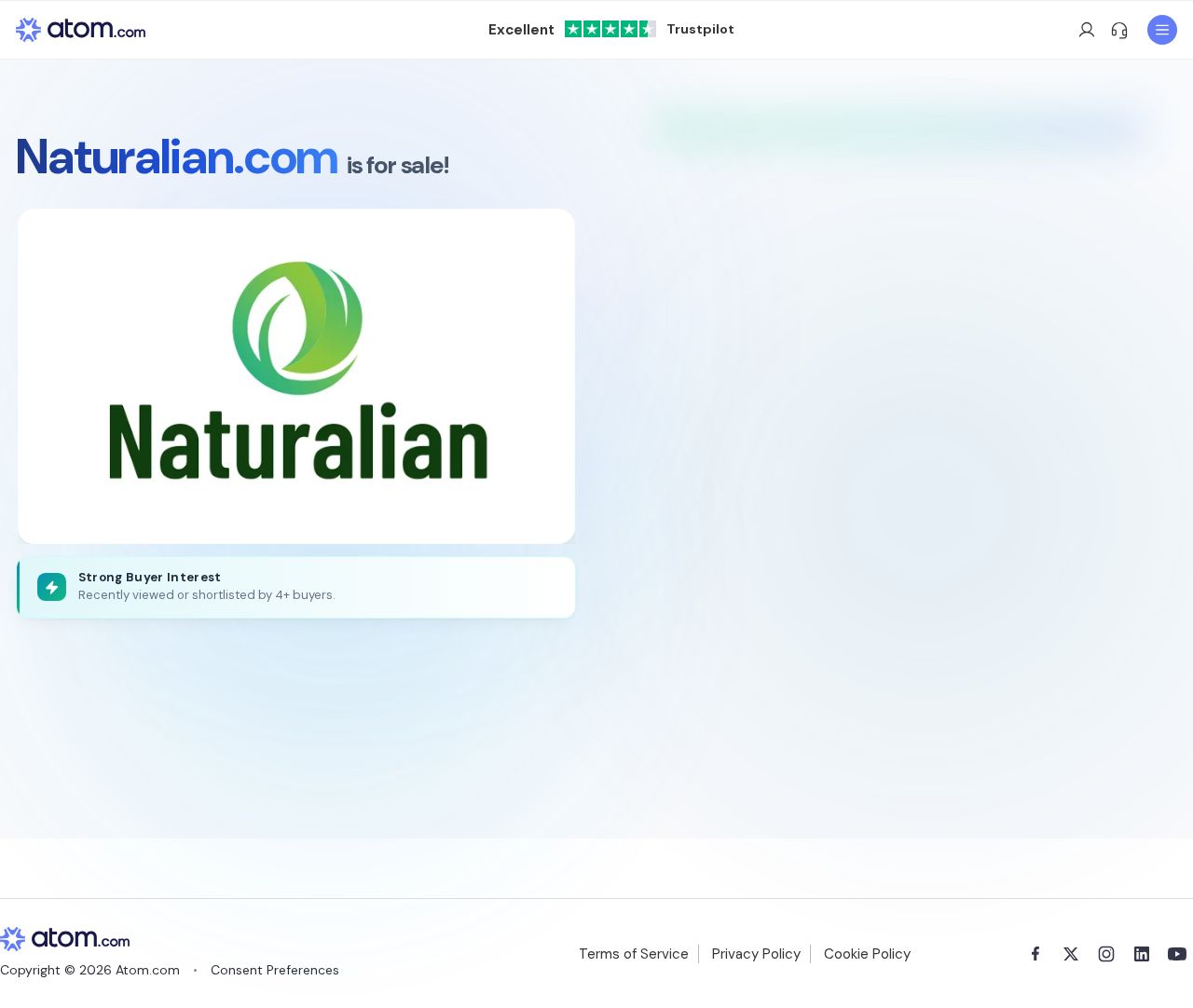Naturalian.com - Hair And Skin Care Products website