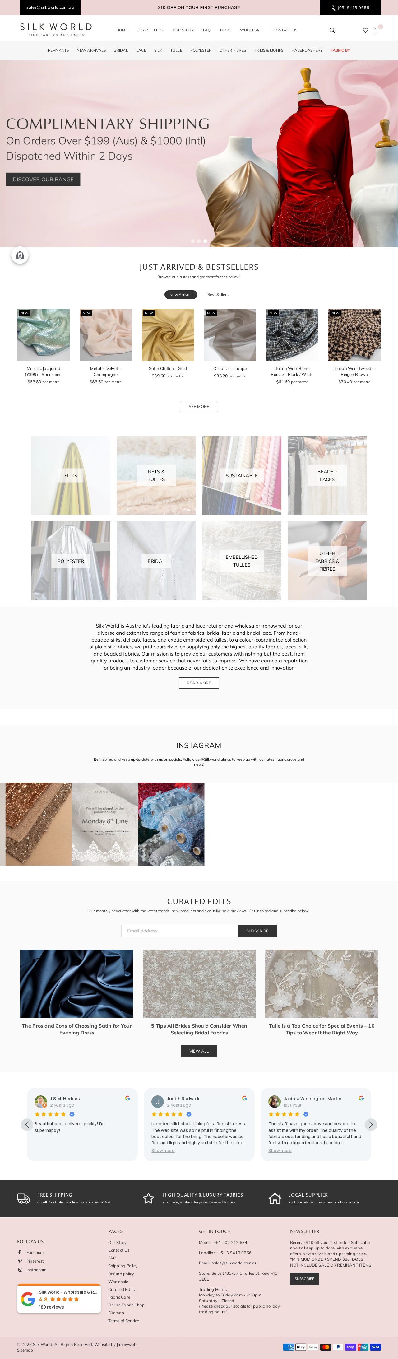 Silkworld website