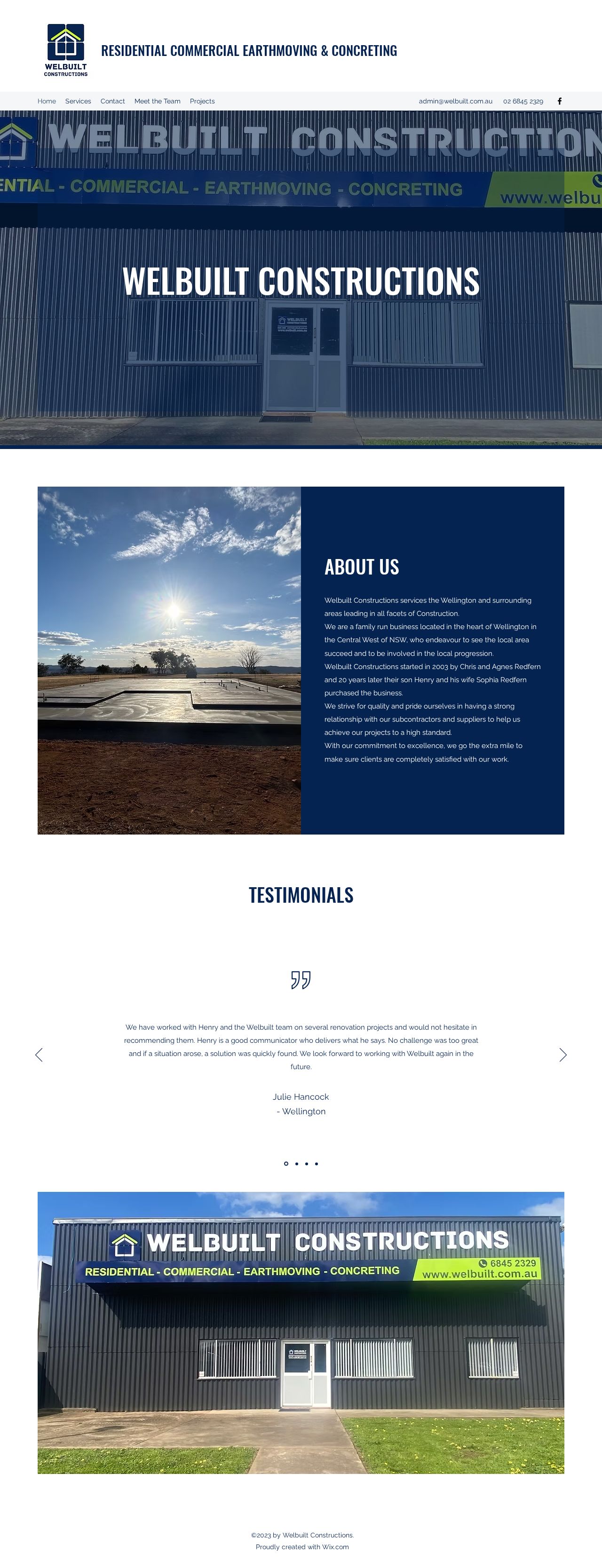 Welbuilt Constructions Pty Ltd website