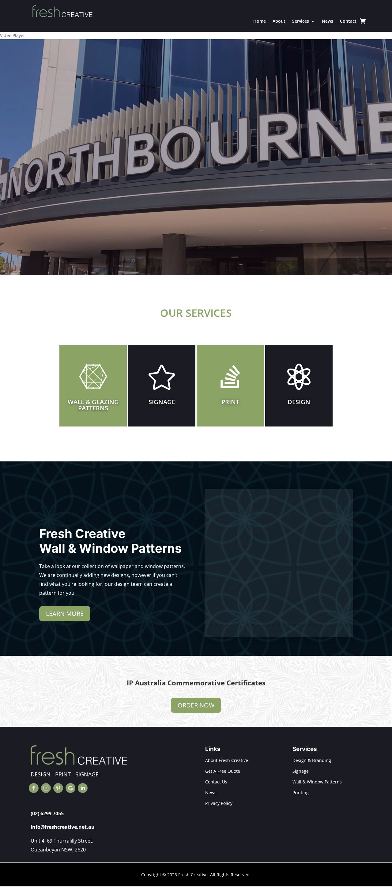 Fresh Creative website