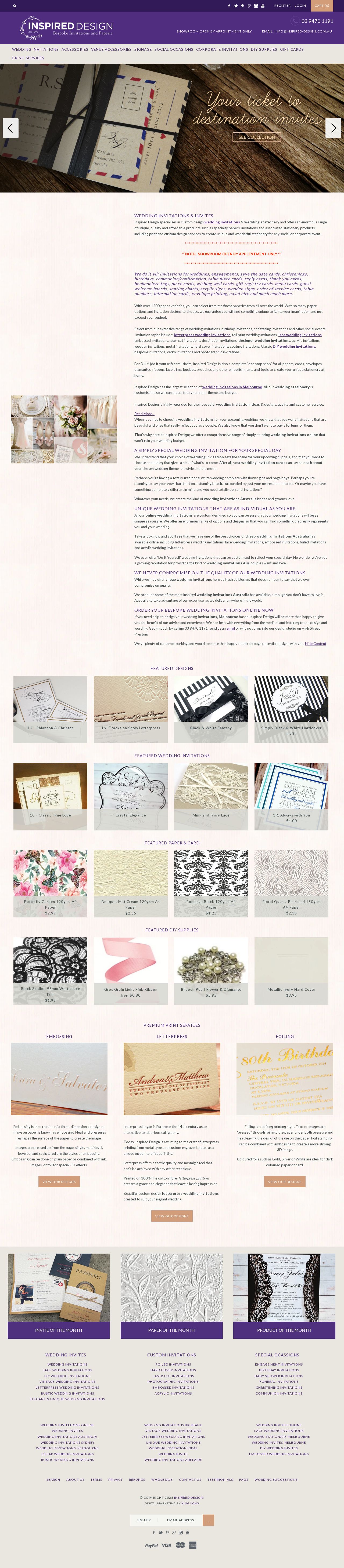 Inspired Design website