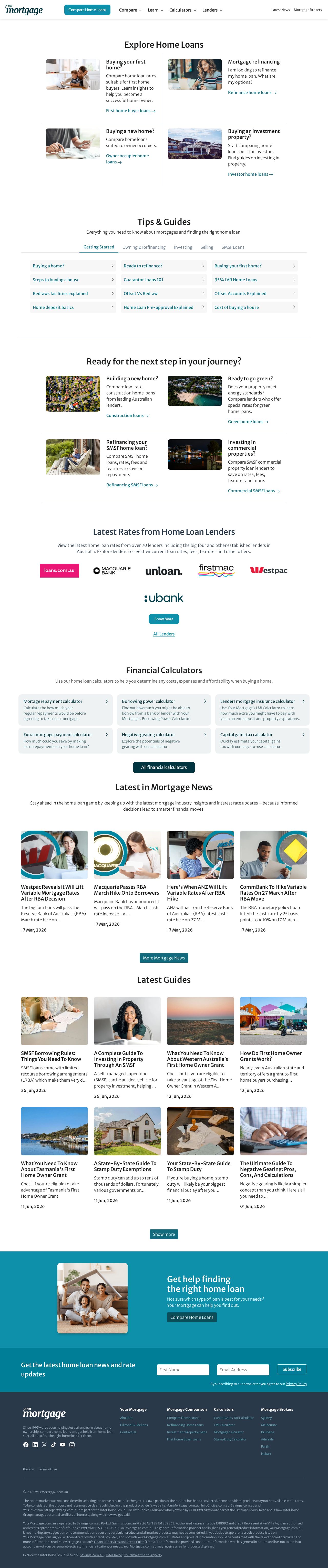 Your Mortgage website