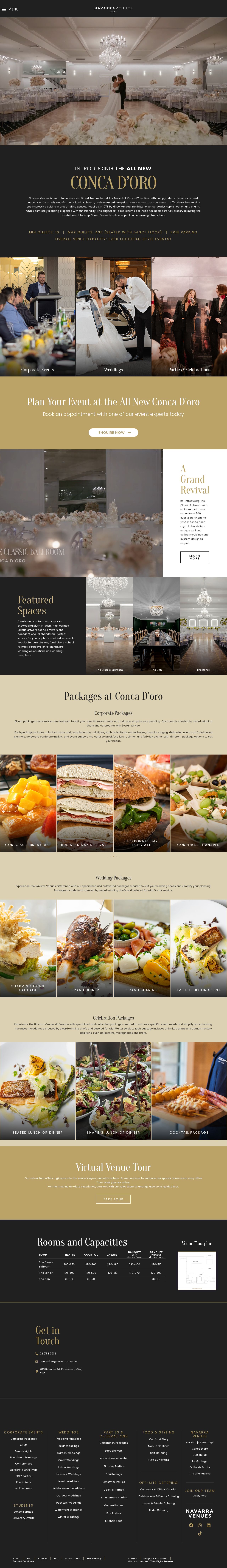 Conca D'oro website