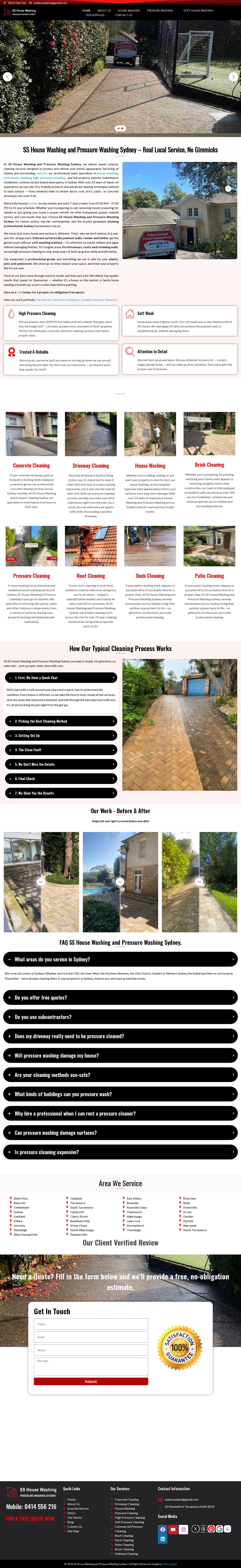 SS Housewashing website