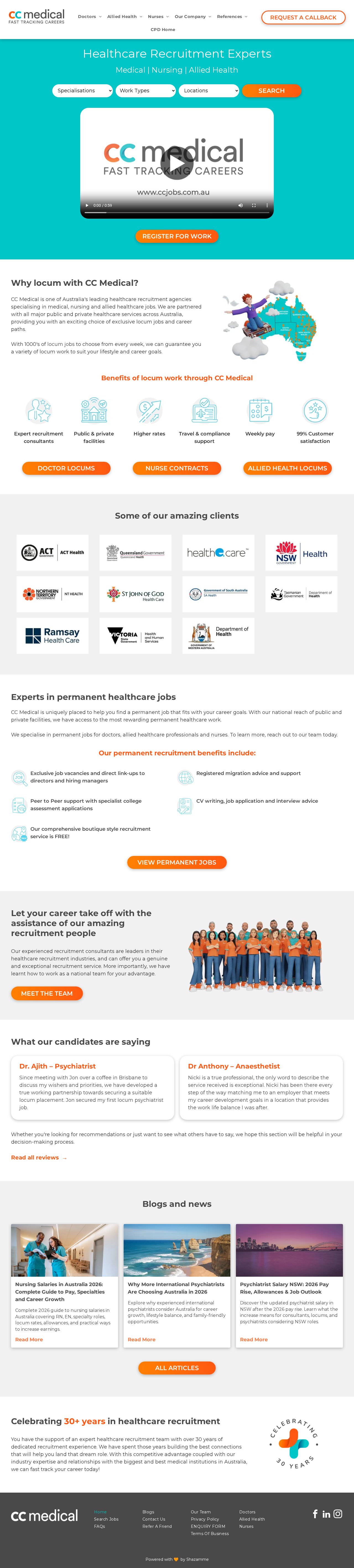 Careers Connections International Pty Ltd website