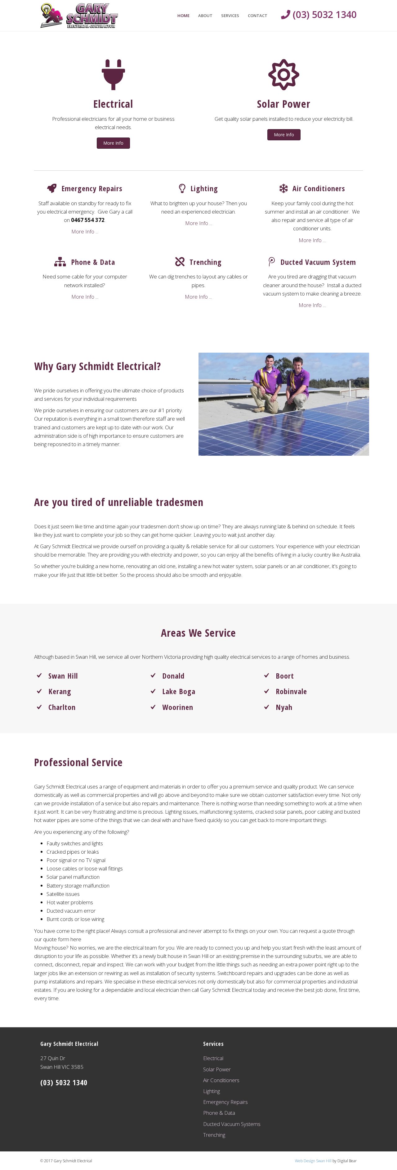 Gary Schmidt Electrical website