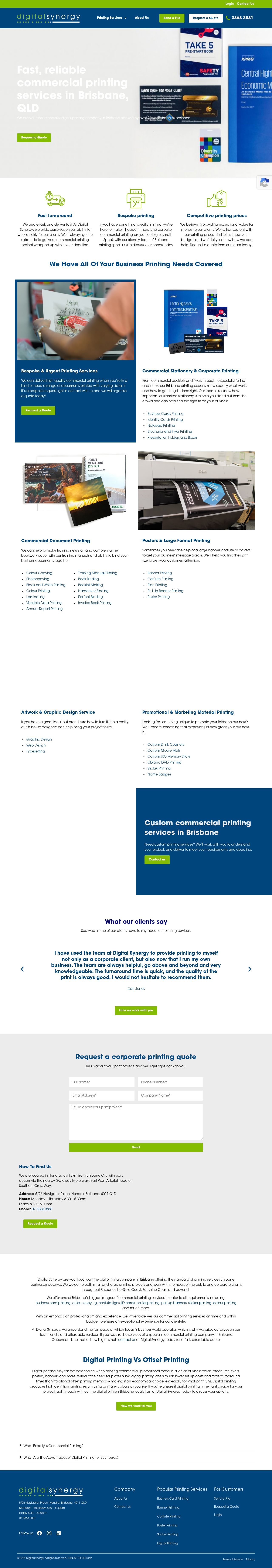 Digital Synergy website
