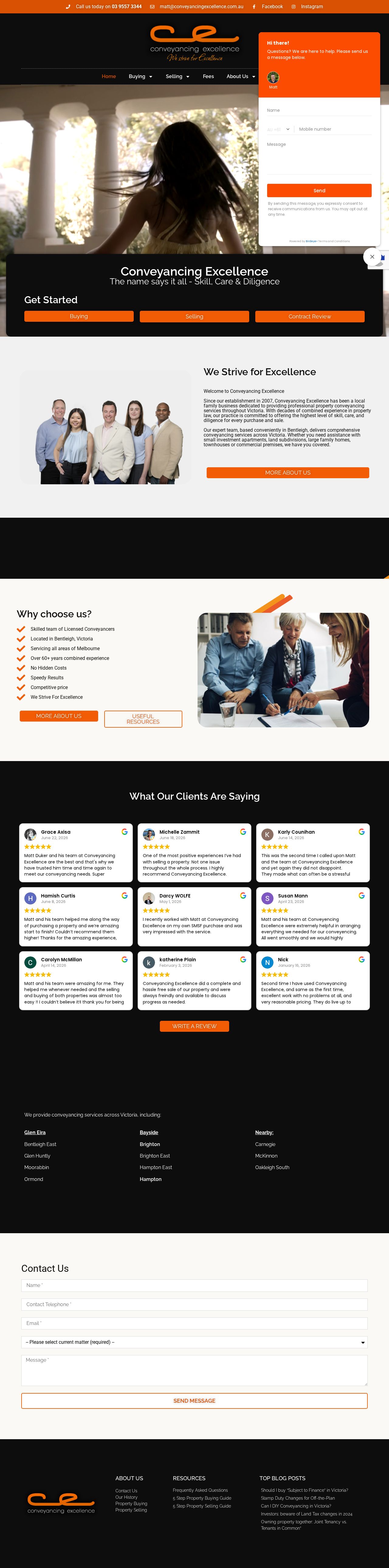 Conveyancing Excellence website