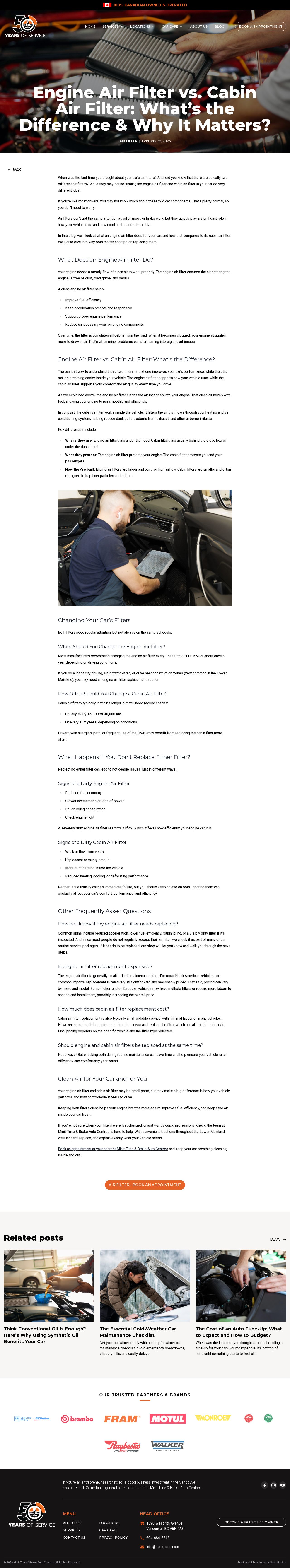 auto repair vancouver website