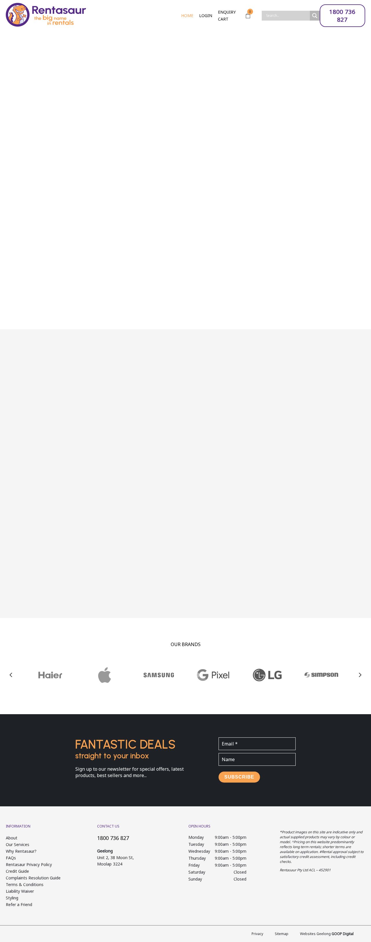 Rentasaur website