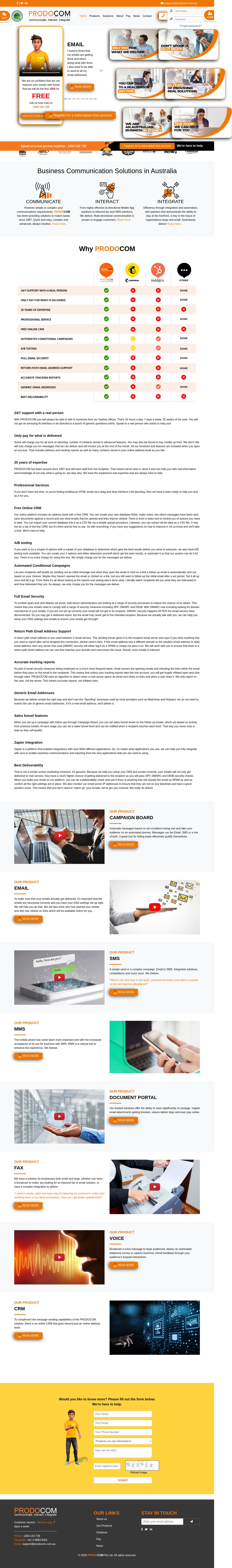 Prodocom website