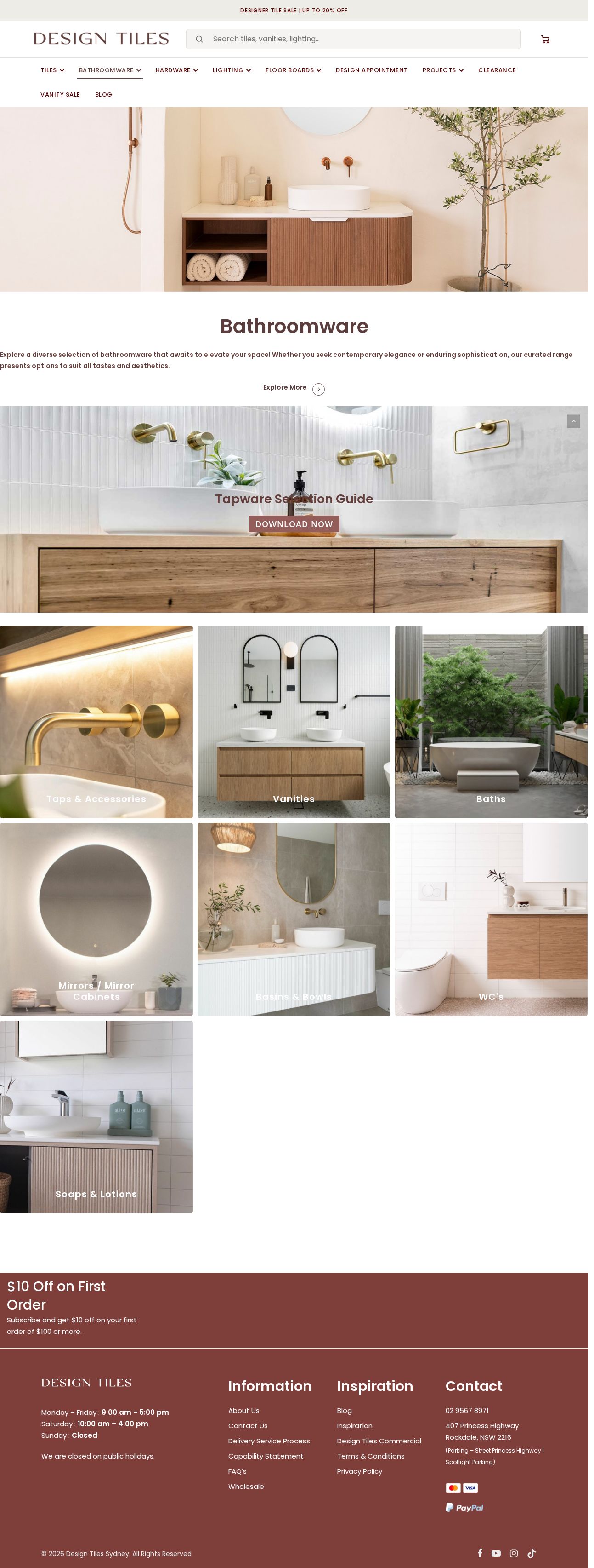 Bathroom Tiles - Design Tiles website