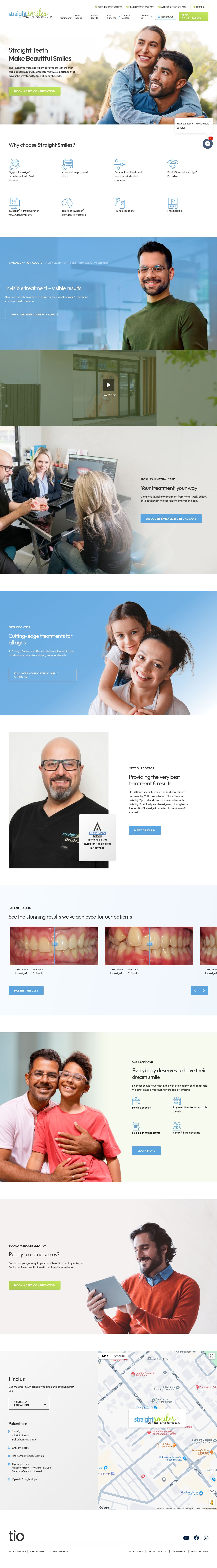 Straight Smiles website