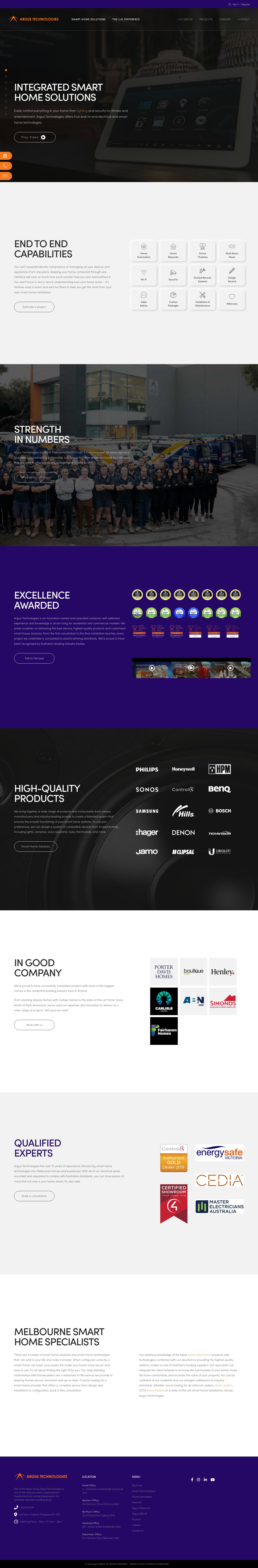 Argus Technologies website