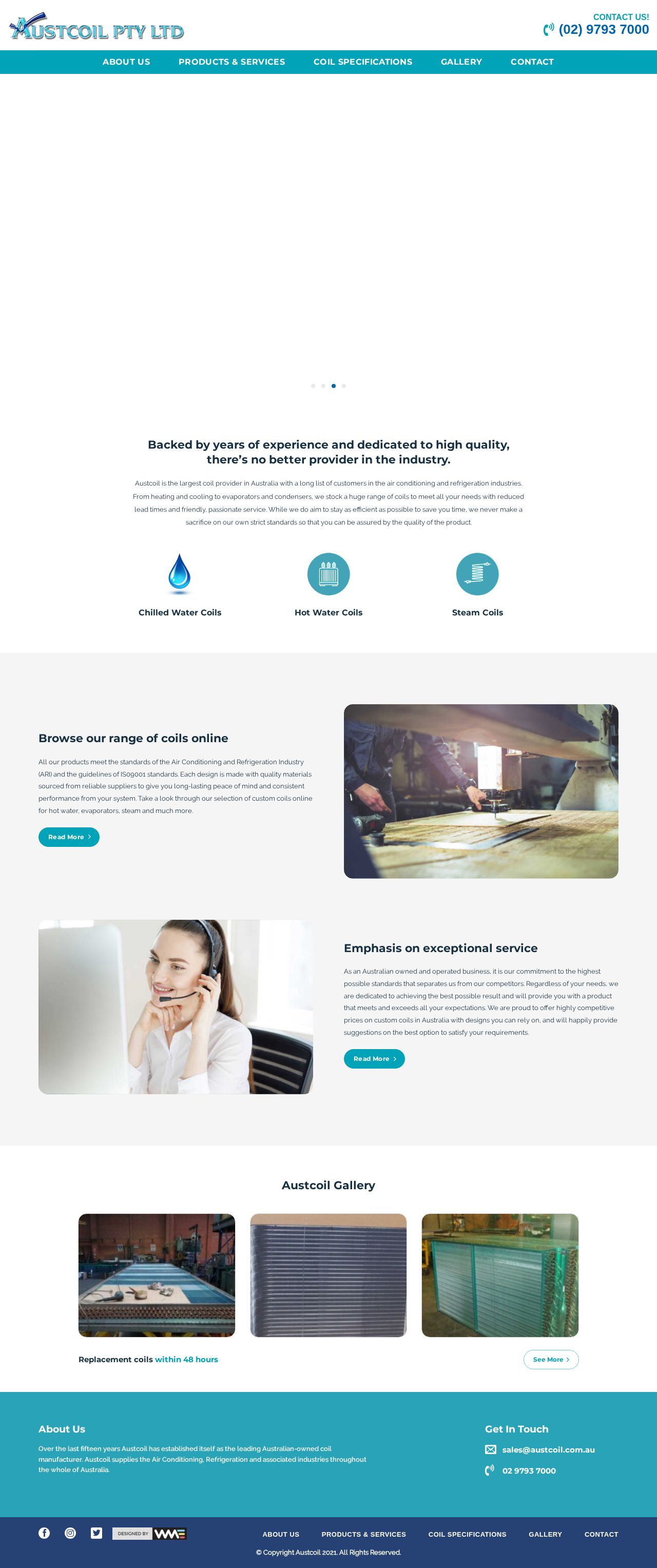 Austcoil website