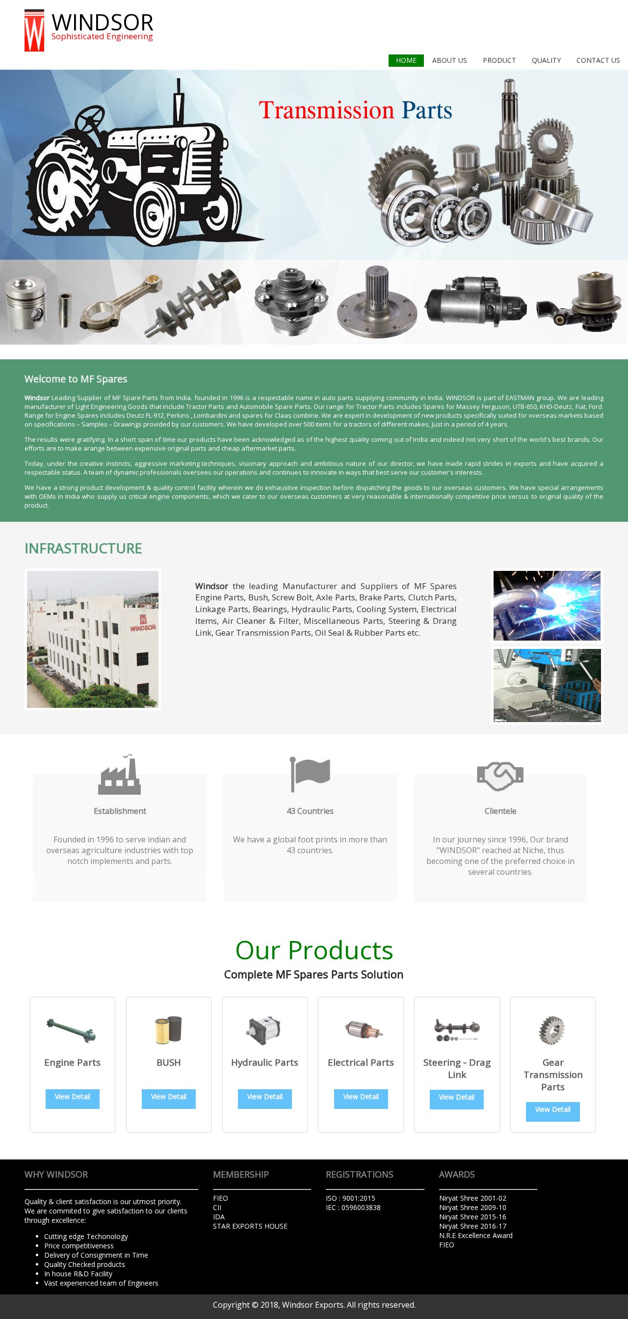 Massey Ferguson Tractor Parts Supplier,Tractor Spare Parts Manufacturer from India website