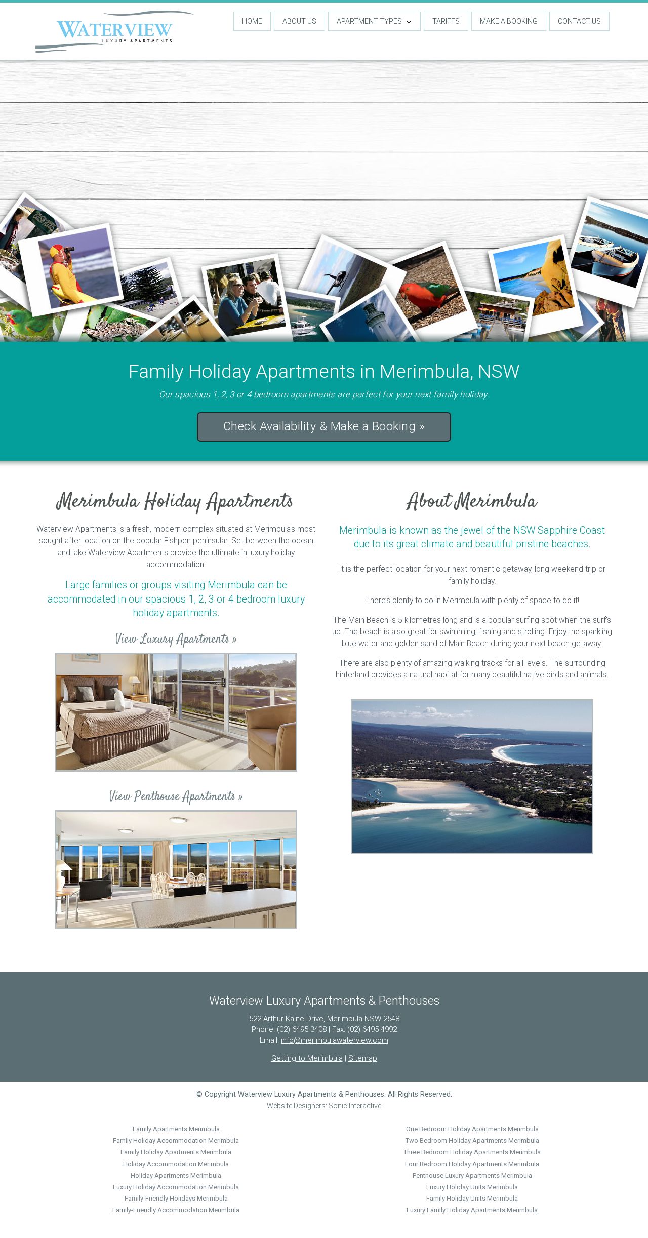Waterview Luxury Apartments & Penthouses website