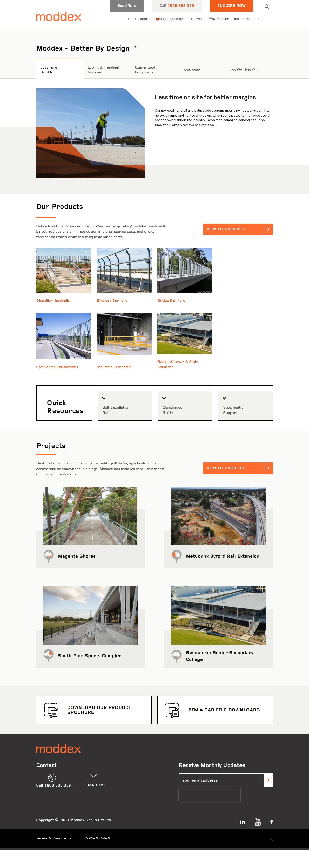 Moddex Systems website