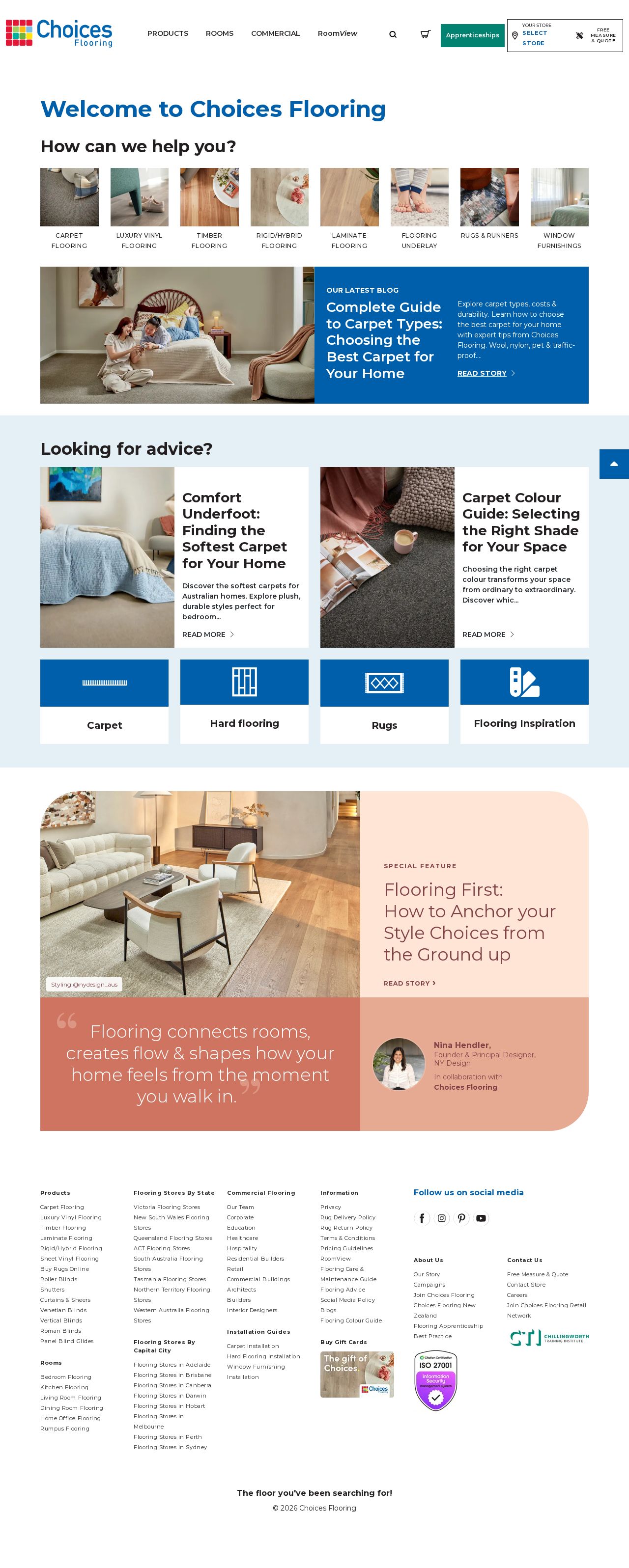 Flooring Shop Baulkham Hills website