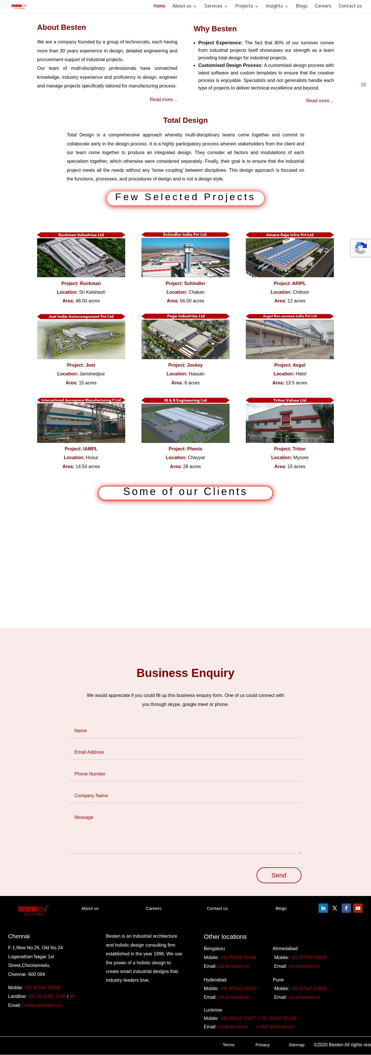 Architects Chennai website
