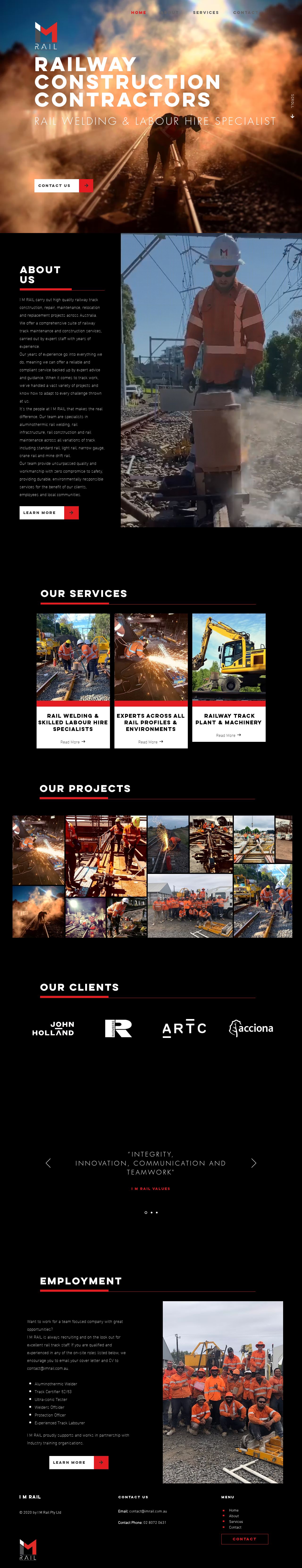 I M RAIL PTY LTD website