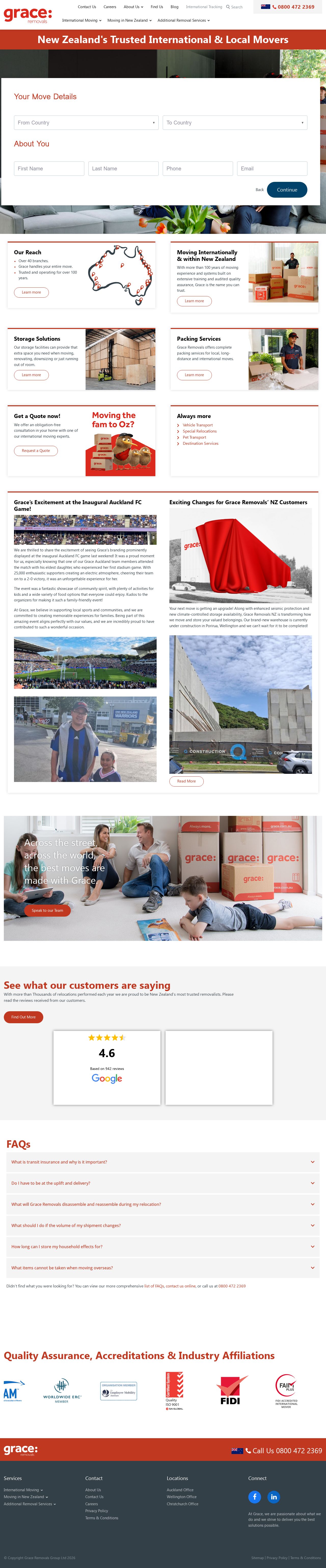 graceremovalsnz website