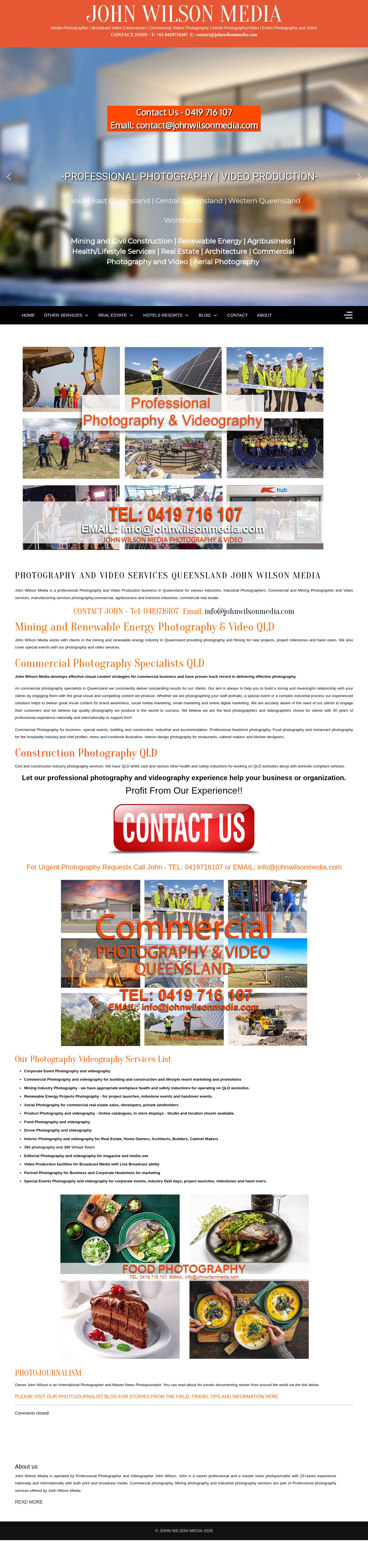 JOHN WILSON MEDIA website