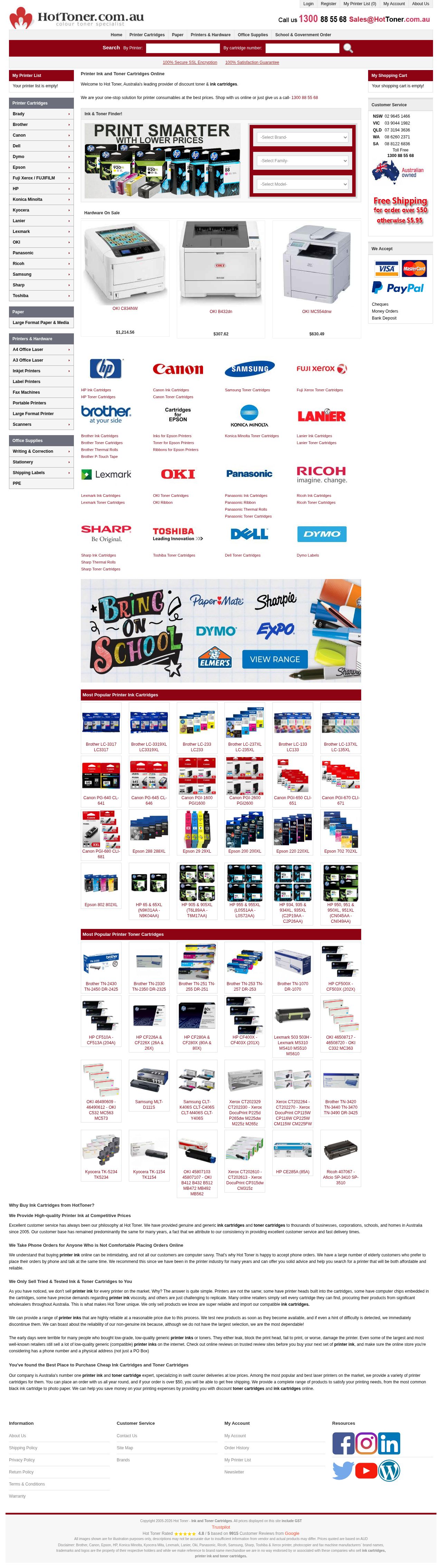 Hottoner website