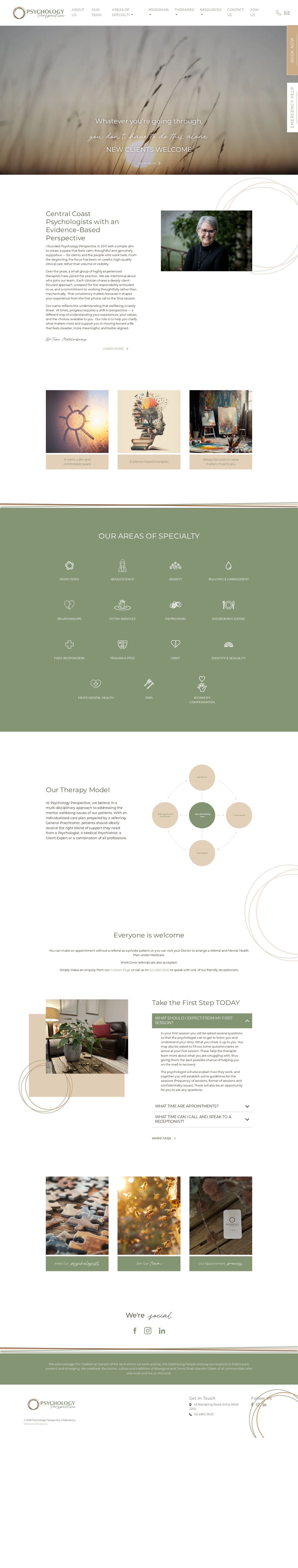 Psychology perspective PTY LTD website