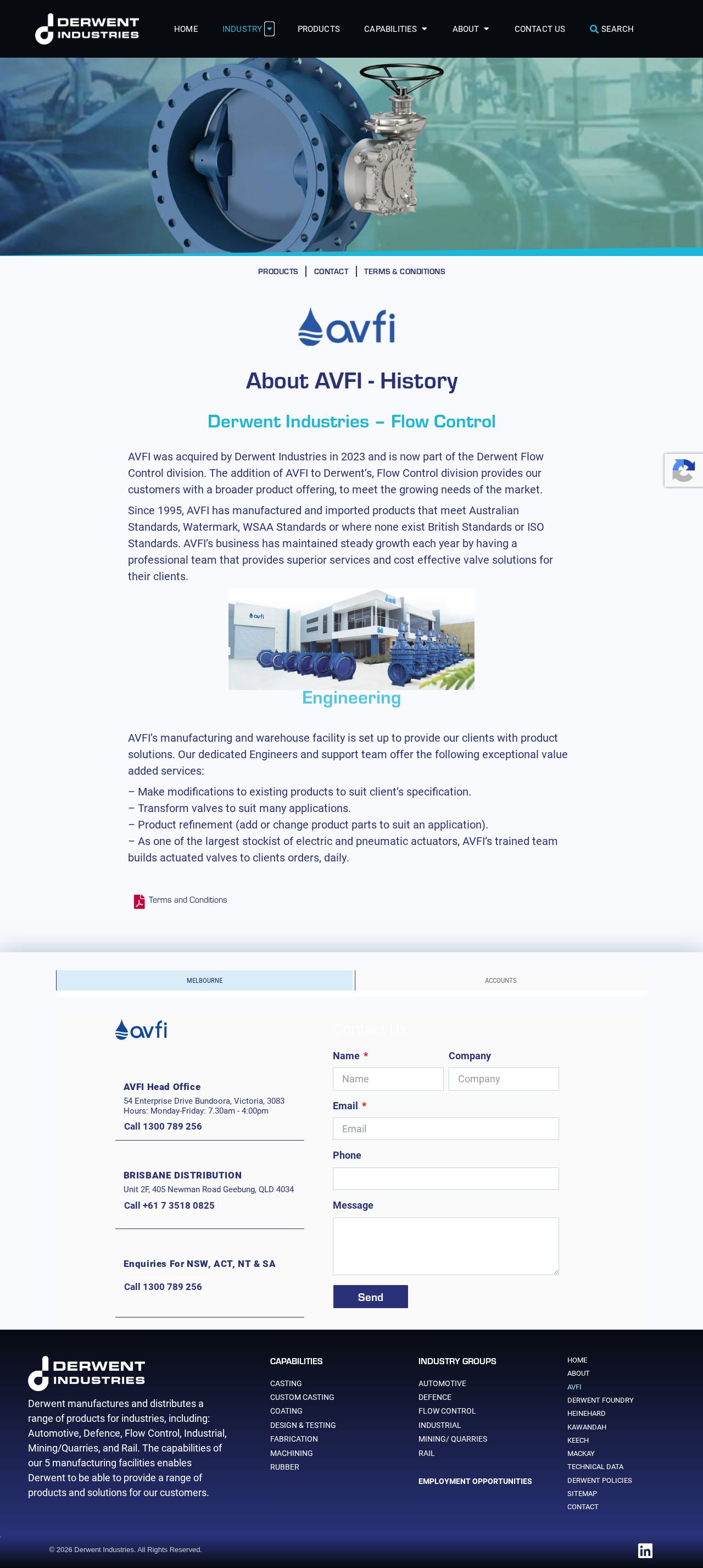 AVFI Pty Ltd website