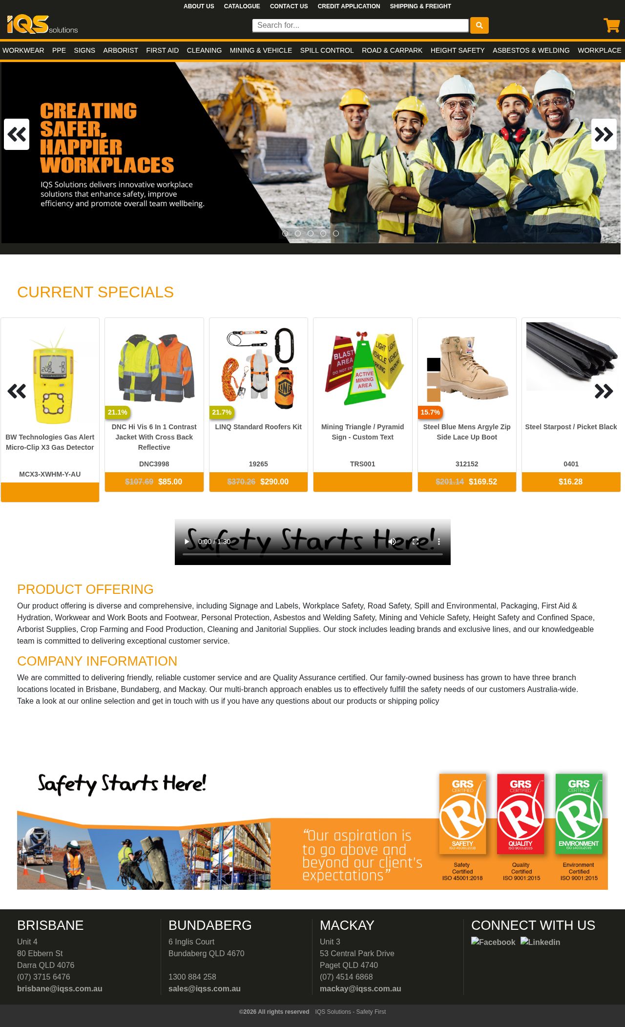 IQS Solutions website